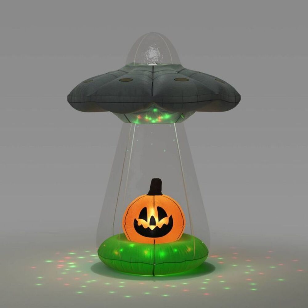 Open Box - Hyde and EEK! Boutique - 6' Alien Ship and Jack Airblown Inflata Gray